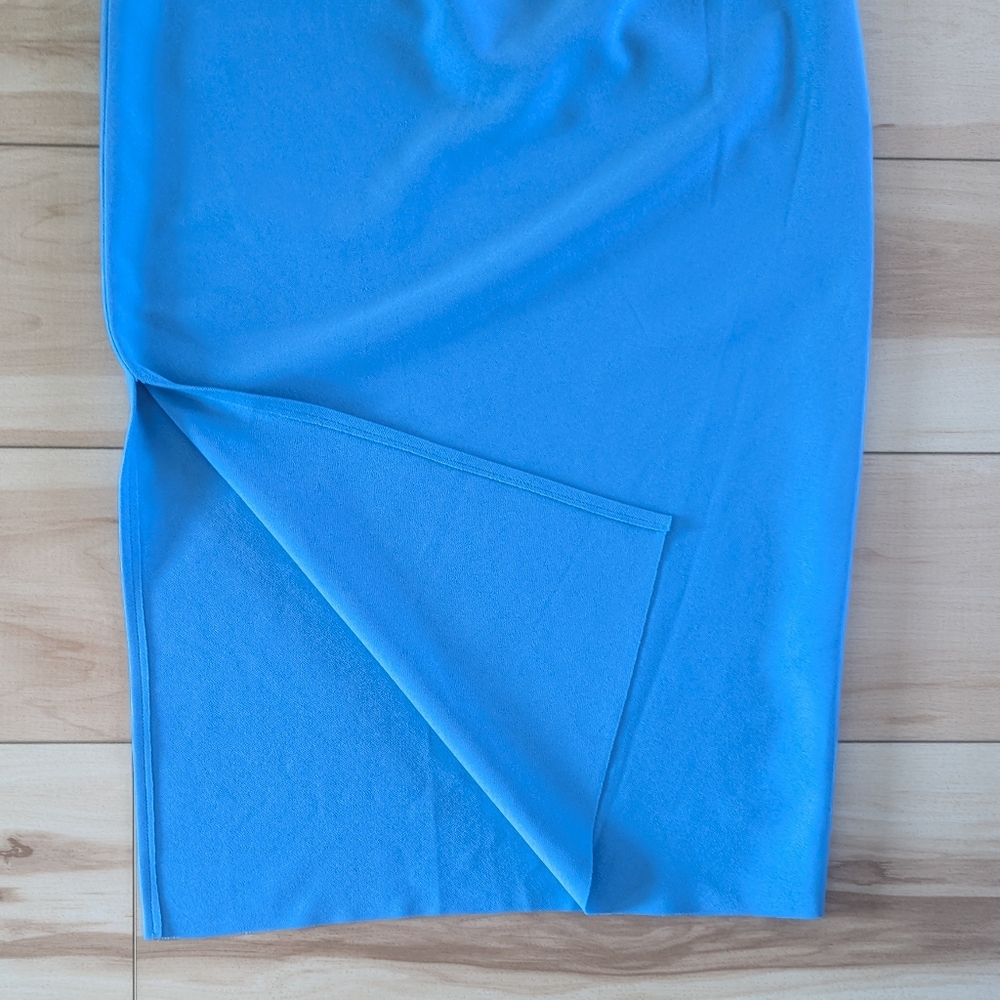 Jean Jail Willow midi one shoulder dress sky blue - Picture 10 of 11